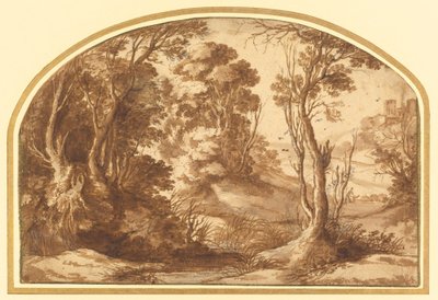Estanque al Borde de un Bosque de Herman van Swanevelt
