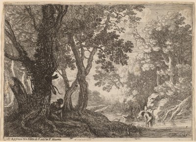 Salmacis y Hermafrodito de Herman van Swanevelt