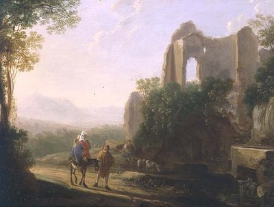 La huida a Egipto de Herman van Swanevelt