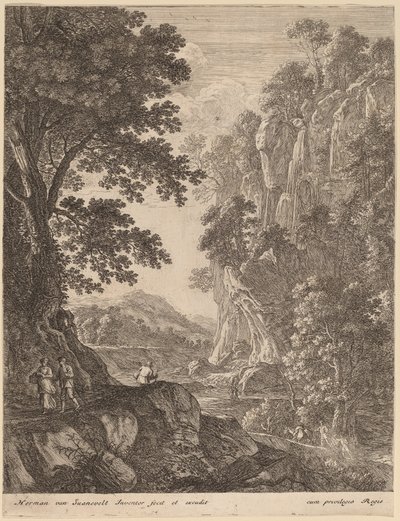 La Gran Cascada de Herman van Swanevelt