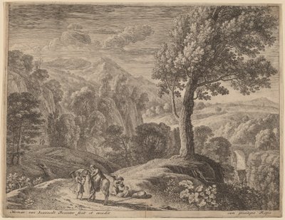 El Gran Árbol y la Cascada de Herman van Swanevelt