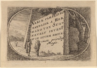 Página de título de Herman van Swanevelt