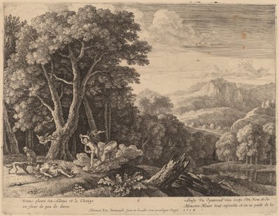 Venus lamentando la muerte de Adonis de Herman van Swanevelt