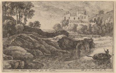 Vista del Aqua Acetosa de Herman van Swanevelt
