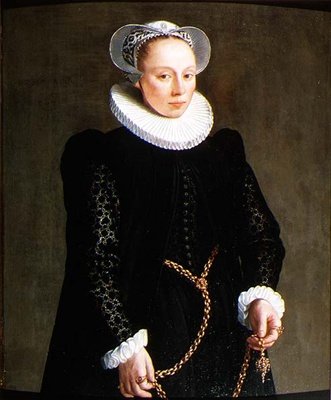 Retrato de una dama de 24 años de Herman van der Mast