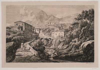 Estanque del molino en Amalfi de Hermann Carmiencke