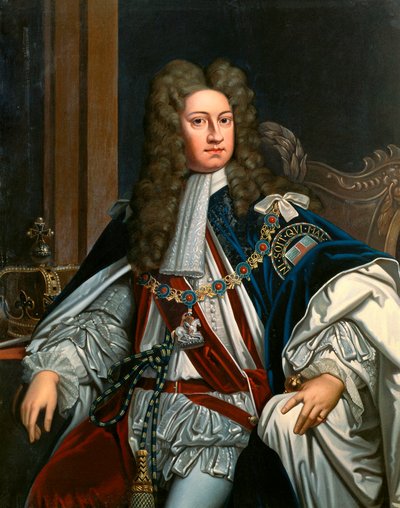 Retrato del rey Carlos I según el original de Godfrey Kneller (óleo sobre lienzo) de Hermann Goldschmidt