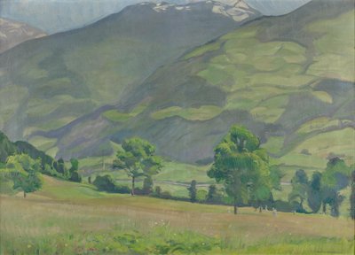 Valle soleado de Hermann Grom Rottmayer
