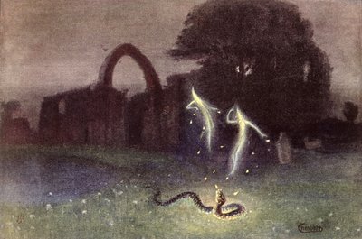 Fuego fatuo y Serpiente de Hermann Hendrich