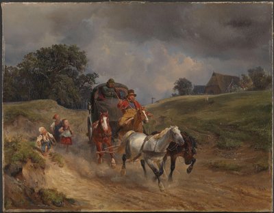 El entrenador del correo de Hermann Kauffmann the Elder