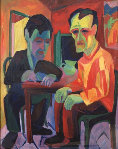 La discusión, c.1925 de Hermann Scherer