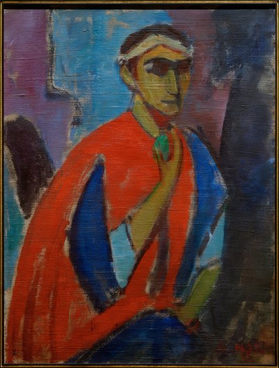 Autorretrato con disfraz (El romano) de Hermann Stenner