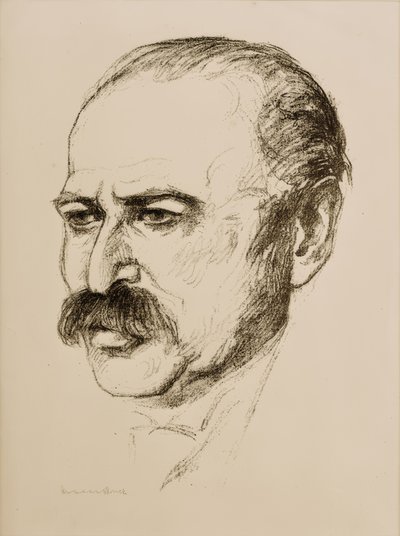 Retrato de Lesser Ury de Hermann Struck