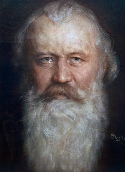 Retrato de Johannes Brahms (Hamburgo de Hermann Torggler