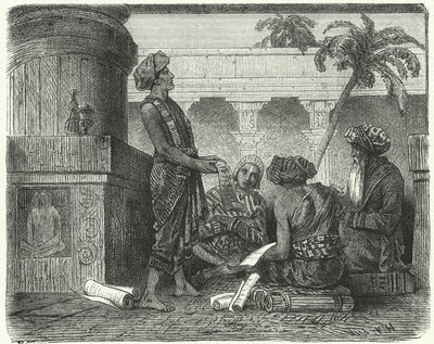Brahmanes en la antigua India de Hermann Vogel