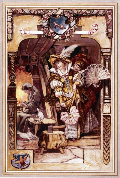 Cenicienta. Ilustración de Hermann Vogel de Hermann Vogel