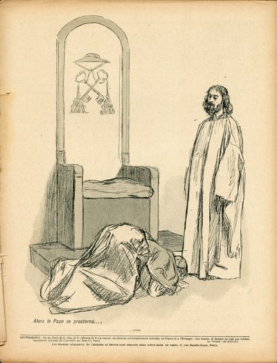 El plato de mantequilla, número 143, satírico en blanco y negro de Hermann Vogel