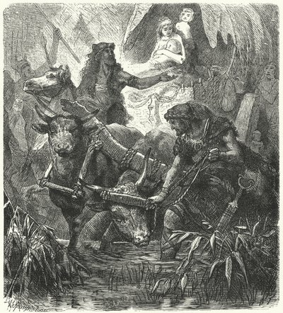 Migración de los antiguos arios en India de Hermann Vogel