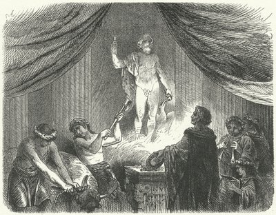 Romanos realizando un sacrificio al dios Júpiter de Hermann Vogel