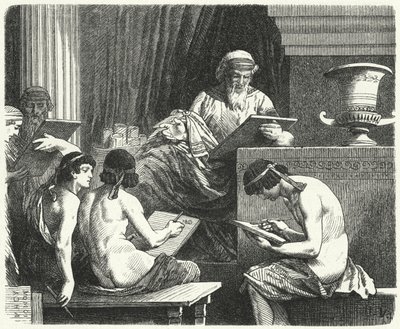 Solón, legislador de Atenas de Hermann Vogel
