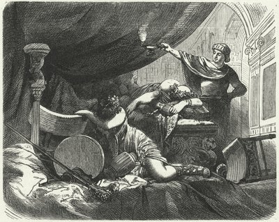 La mañana después de un banquete romano de Hermann Vogel