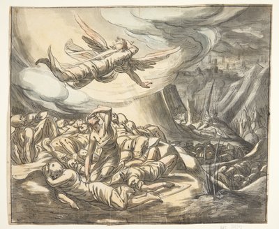 Ángel con espada desenvainada de Hermann Weyer