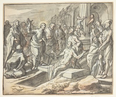 La resurrección de Lázaro de Hermann Weyer