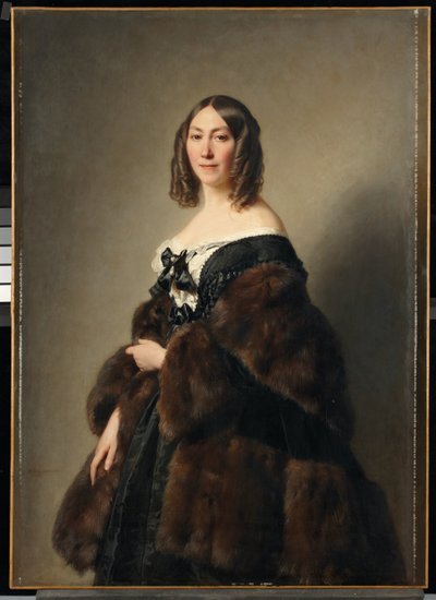 Retrato de Cécile Charlotte Furtado-Heine de Hermann Winterhalter