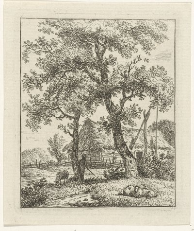 granja y pastor de Hermanus Fock