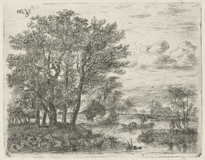 Pescadores en un bote de Hermanus Jan Hendrik van Rijkelijkhuysen
