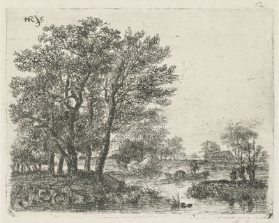 Pescadores en un bote de Hermanus Jan Hendrik van Rijkelijkhuysen