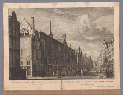 Vista del Lugar Santo (Nieuwezijds Kapel) en Ámsterdam
Vista desde la Nieuwe Zyds-Kapel, a Amsterdam / Vue de la Chapelle du Nouveau Quartier de la Ville, à Amsterdam (título en el objeto)
Atlas de Fouquet (título de la serie) de Hermanus Petrus Schouten (possibly)
