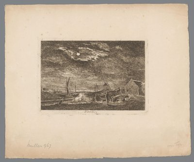 Vista de Spakenburg
Spakenburg (título en el objeto)
Verschijden Landschappen (título de la serie) de Hermanus van Brussel