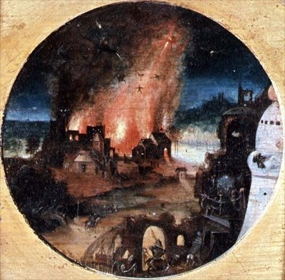 La tentación de San Antonio de Herri met de (c.1510 p.1550) Bles