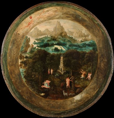 Paraíso, c.1541-50 de Herri met de (c.1510 p.1550) Bles