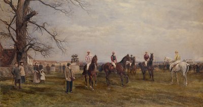 Una reunión campestre, Catterick Bridge de Heywood Hardy