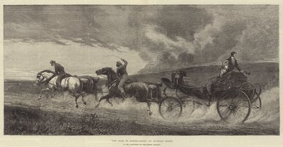 El camino a Gretna-Green, en la exposición de la Galería Dudley de Heywood Hardy