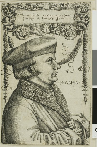 Retrato de un hombre de Hieronymous Hopfer