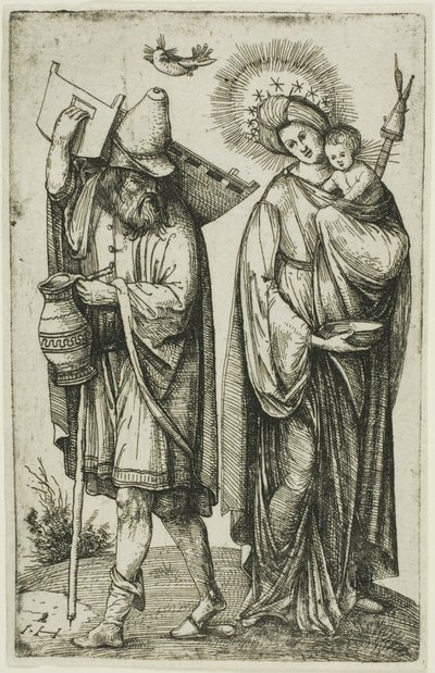 La Sagrada Familia con la Paloma del Espíritu Santo de Hieronymous Hopfer