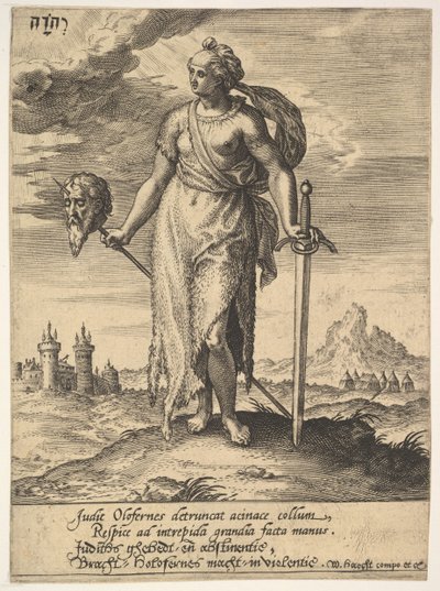 Judith, de Willem van Haecht, Tyrannorum proemia, 1578 de Hieronymous Wierix