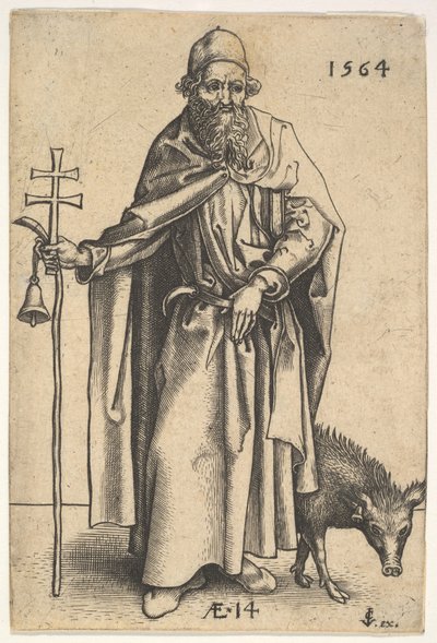 San Antonio, 1564 de Hieronymous Wierix