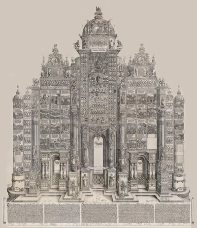 Arco de honor, 1515, impreso 151718 de Hieronymus Andreae