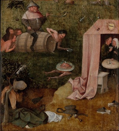 Una alegoría de la intemperancia de Hieronymus Bosch