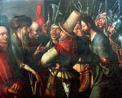 Cristo ante Pilato, por Hieronymus Bosch, óleo sobre tabla. Países Bajos de Hieronymus Bosch