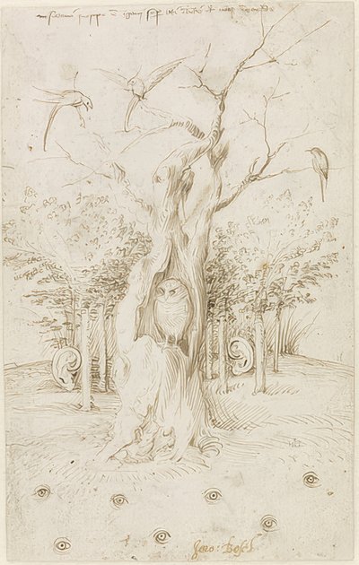 El campo tiene ojos, el bosque tiene oídos de Hieronymus Bosch