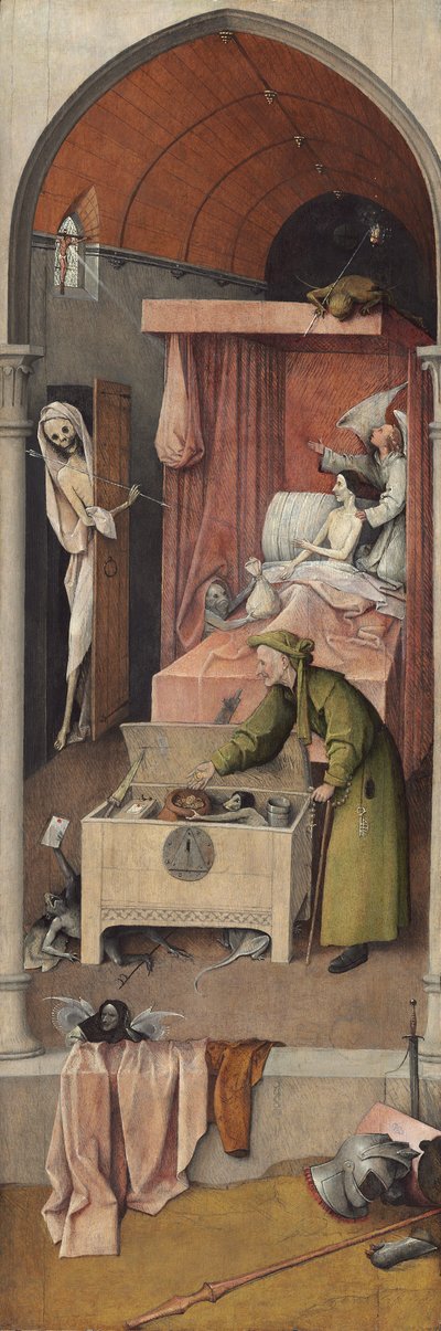 La Muerte y el Avaro de Hieronymus Bosch