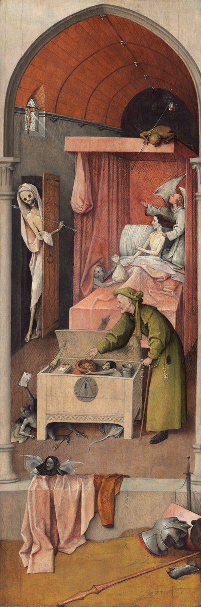La muerte y el avaro de Hieronymus Bosch