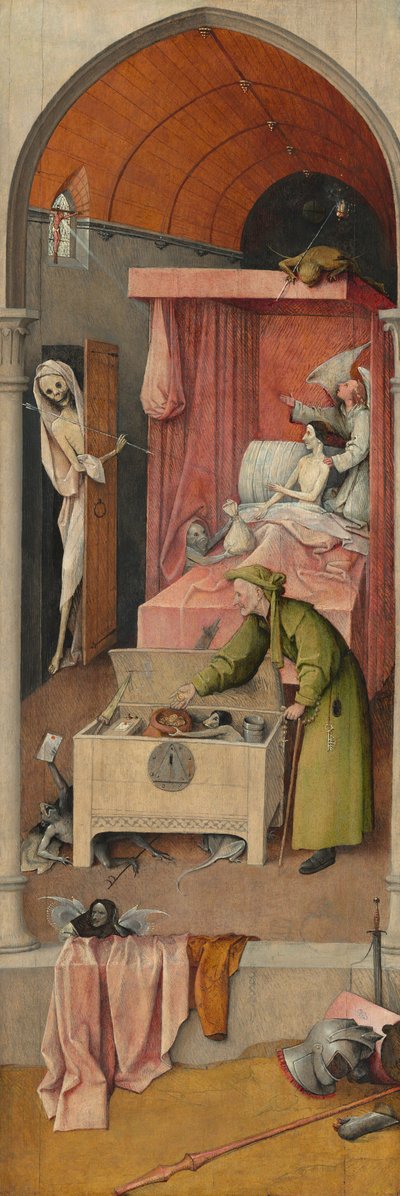 La muerte y el avaro de Hieronymus Bosch