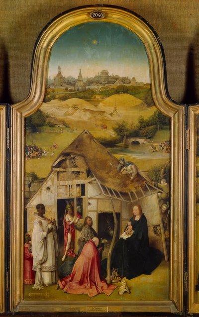 La adoración de los Reyes de Hieronymus Bosch