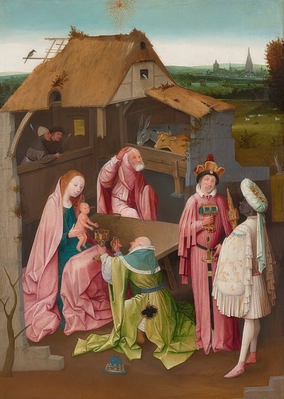 La adoración de los Reyes de Hieronymus Bosch